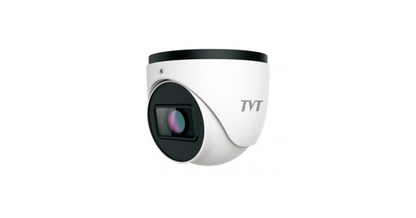TVT 5MP IR Motorized Eyeball Camera 2.8~12mm 16:9 White/Dark Grey
