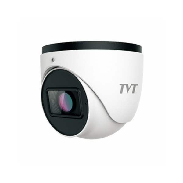 TVT 5MP IR Motorized Eyeball Camera 2.8~12mm 16:9 White/Dark Grey