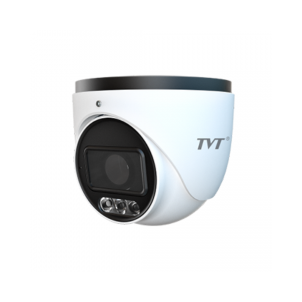TVT 4MP Dual Illumination Motorized Camera 2.8~12mm White/Dark Grey