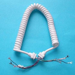 L40A, 6-Way, 10" (250mm) Coiled Door Loop
