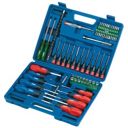 40850 - Draper 70 Piece Screwdriver, Socket and Bit Set