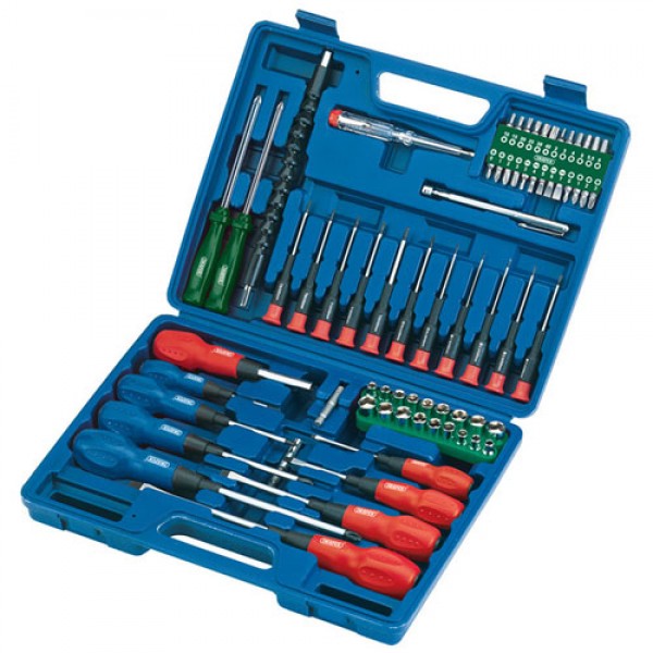 40850 - Draper 70 Piece Screwdriver, Socket and Bit Set