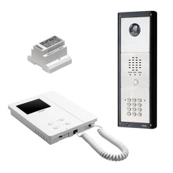 CVR4KV-1S/CL, 1 Button vandal resistant surface colour videokit with coded access