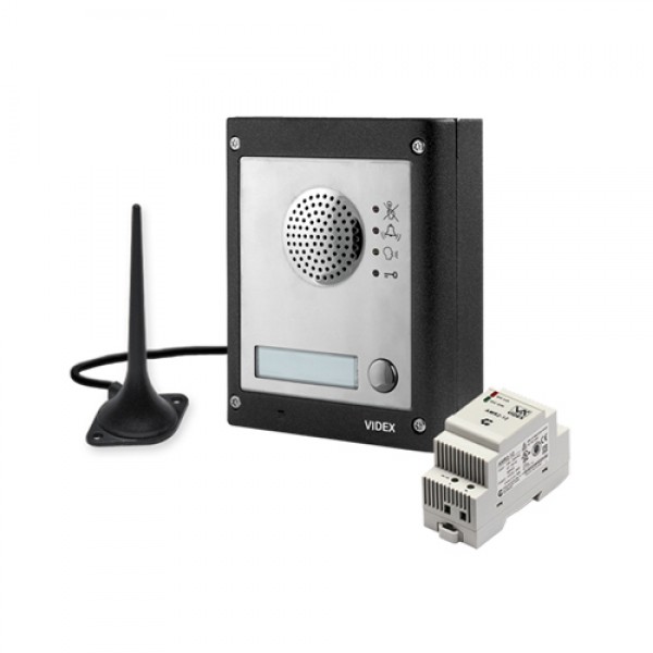 GSM4K-1S, 1 Button surface GSM Intercom kit.